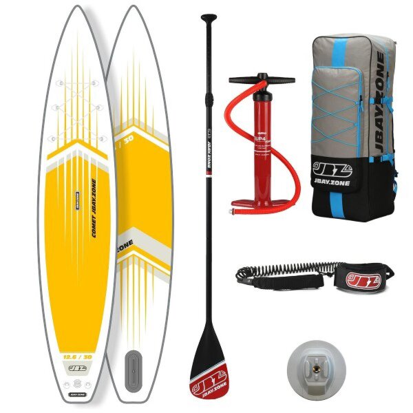 JBAY.ZONE Tj Comet Touring SUP Board Komplettset gelb