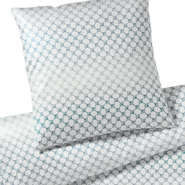 JOOP Bettwäsche Cornflower Gleam 4106 - Farbe: Aqua - 04 - 80x80 cm - 155x220 cm