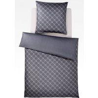 JOOP Bettwäsche Cornflower Gradiant 4059 - Farbe: Stein - 19 - 80x80 cm - 155x200 cm