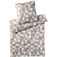 JOOP Bettwäsche Mosaic 4092 - Farbe: Sand - 07 - 80x80 cm - 155x220 cm