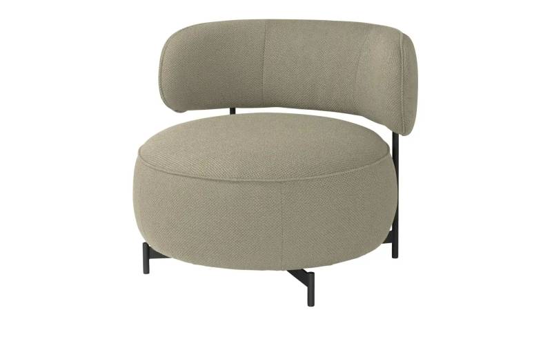 JOOP! Drehsessel aus Flachgewebe Characters ¦ grau ¦ Maße (cm): B: 88 H: 75 T: 88.0  Ø: 88.0 Polstermöbel > Sessel > Drehsessel - Möbel Kraft