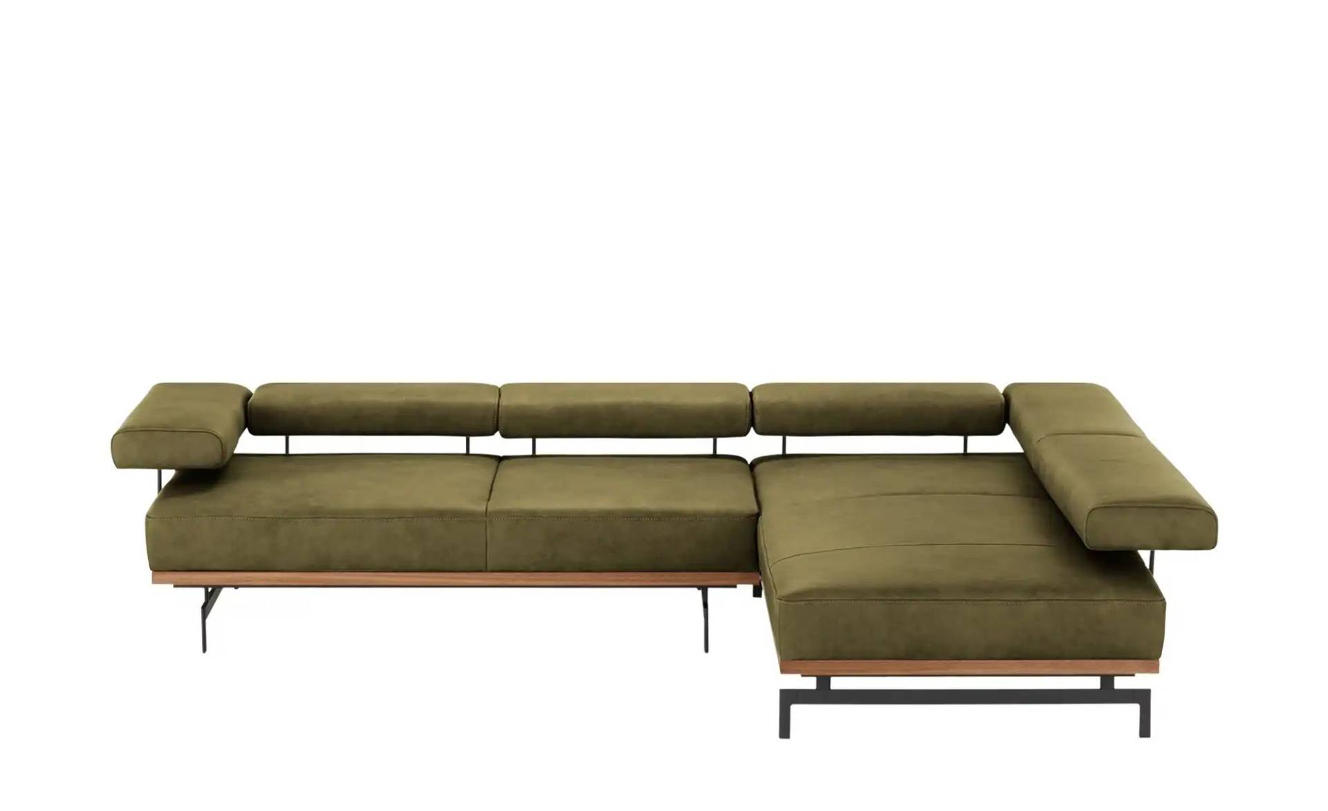 JOOP! Ecksofa aus Leder  24/7 8106 ¦ grün ¦ Maße (cm): B: 237 H: 85 T: 295 Polstermöbel > Sofas > Ecksofas - Möbel Kraft