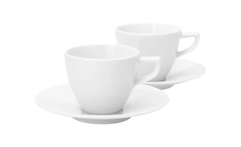 JOOP! Espressotasse 2er-Set   ¦ weiß ¦ Porzellan ¦ Maße (cm): B: 1 H: 5 Geschirr > Einzelgeschirrteile - Höffner