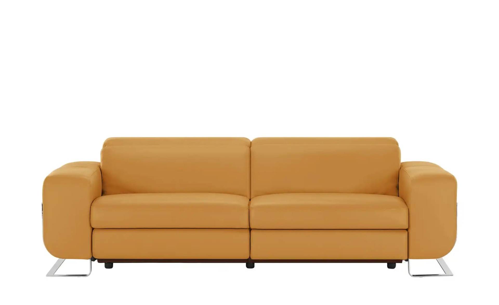 JOOP! Ledersofa  8151 ¦ gelb ¦ Maße (cm): B: 238 H: 74 T: 111 Polstermöbel > Sofas > 3-Sitzer - Höffner