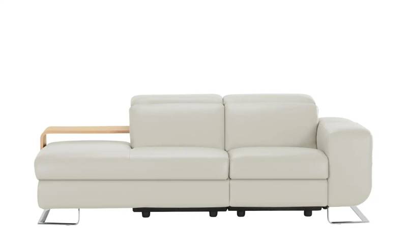 JOOP! Ledersofa  8151 ¦ grau ¦ Maße (cm): B: 211 H: 74 T: 111 Polstermöbel > Sofas > Einzelsofas - Höffner