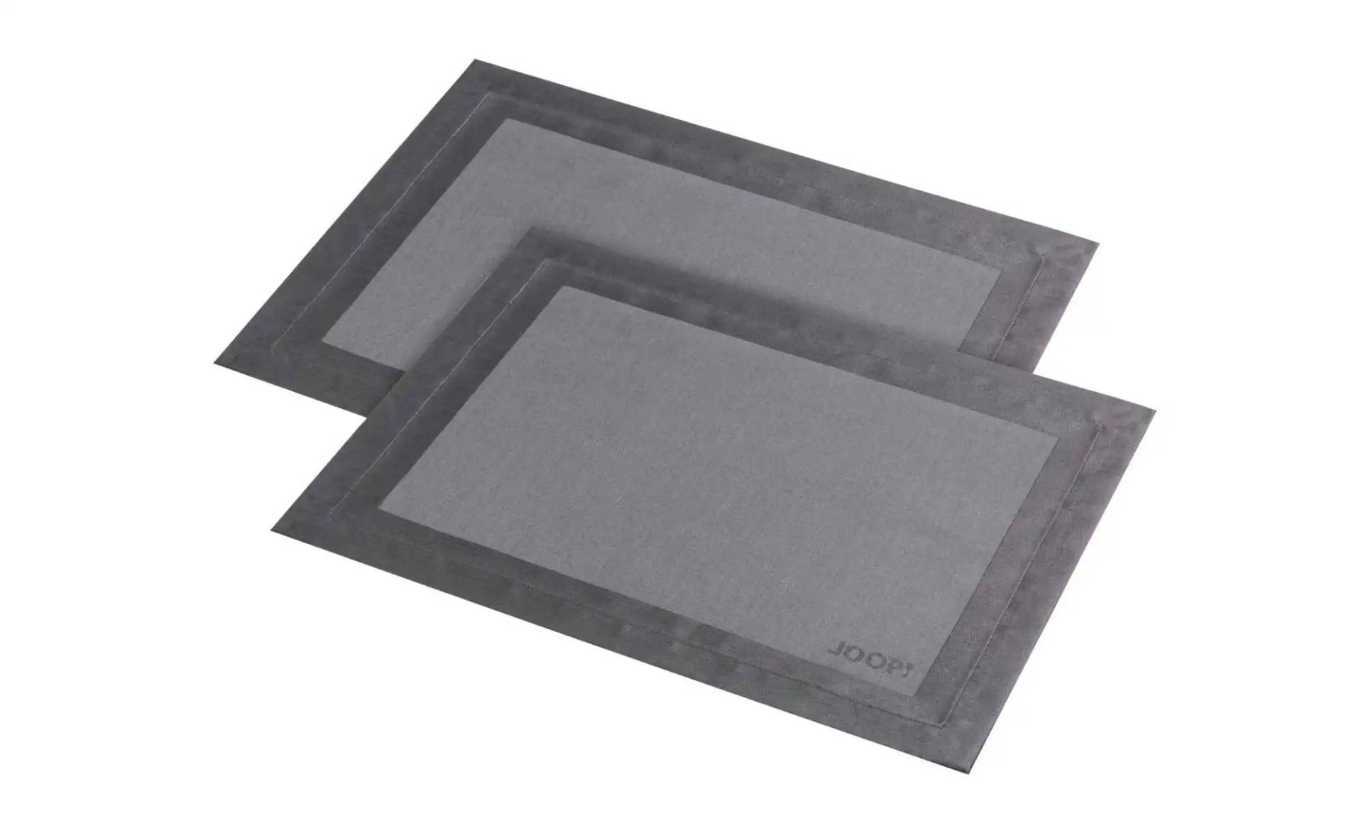 JOOP! Platzset 2er-Set Signature   ¦ grau ¦ Naturfaser ¦ Maße (cm): B: 36 H: 1 Heimtextilien > Tischwäsche > Platzsets - Möbel Kraft