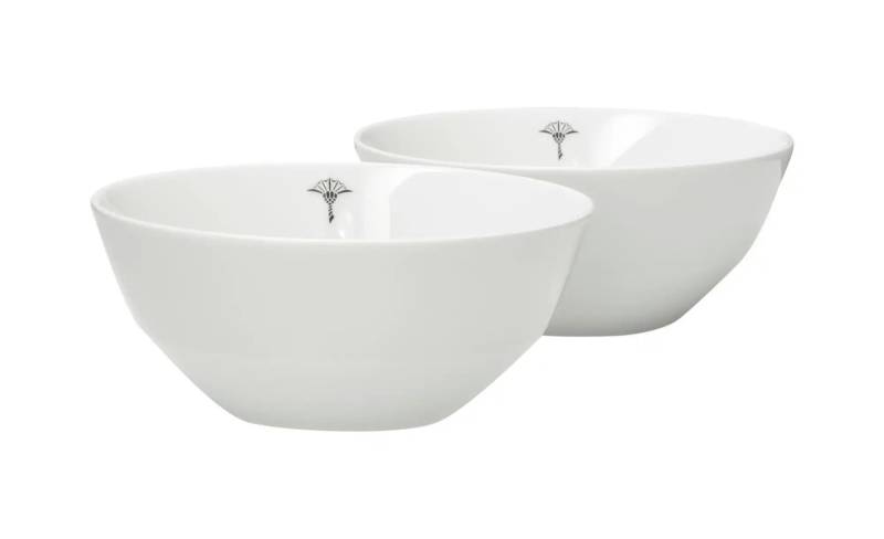 JOOP! Schale 2er-Set   ¦ weiß ¦ Porzellan ¦ Maße (cm): B: 13 H: 5,5 Geschirr > Einzelgeschirrteile - Höffner