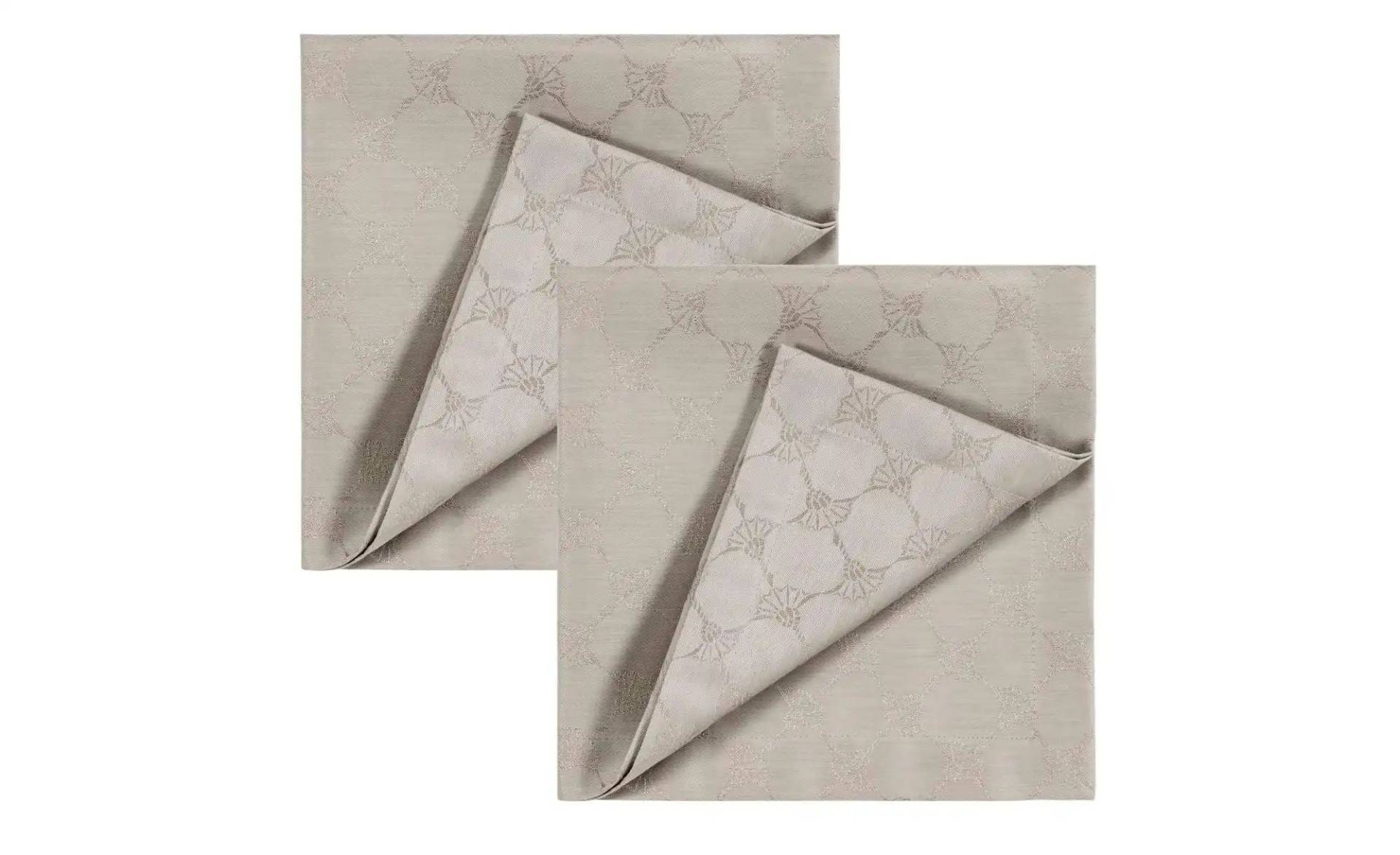 JOOP! Servietten 2er-Set Cornflower   ¦ braun ¦ Naturfaser ¦ Maße (cm): B: 50 H: 1 Heimtextilien > Küchentextilien - Möbel Kraft