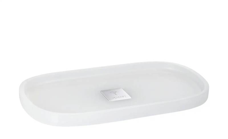JOOP! Tablett  JOOP! Crystal Line ¦ weiß ¦ Polyresin (Kunstharz),Metall ¦ Maße (cm): B: 11 H: 1,5 Badaccessoires - Möbel Kraft