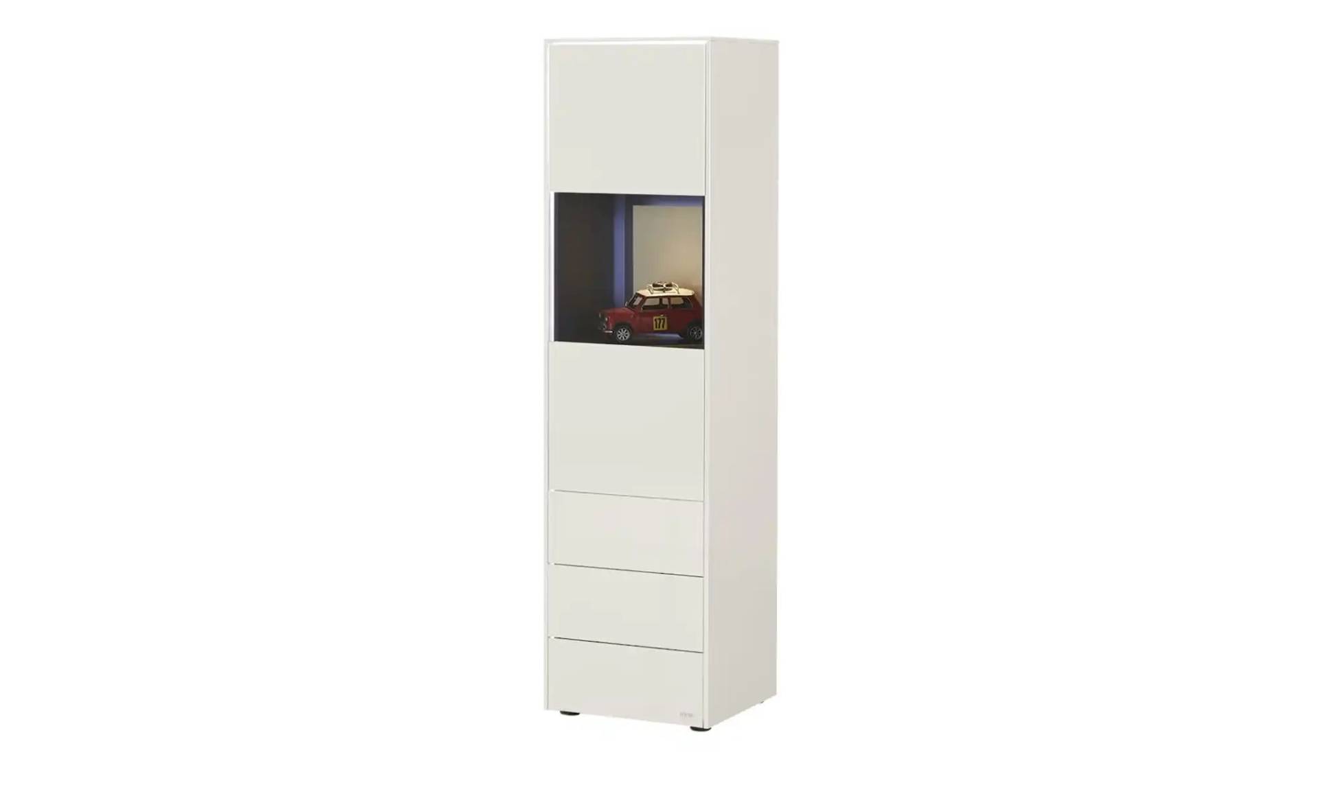 JOOP! Vitrine  Gloss Base ¦ grau ¦ Maße (cm): B: 47,5 H: 176,1 T: 42,4 Kommoden & Sideboards > Vitrinen - Höffner