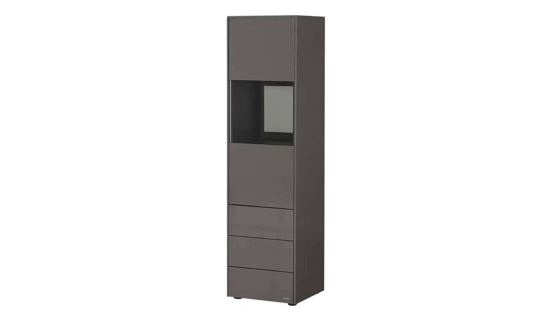 JOOP! Vitrine  Gloss Base ¦ schwarz ¦ Maße (cm): B: 47,5 H: 176,1 T: 42,4 Kommoden & Sideboards > Vitrinen - Höffner