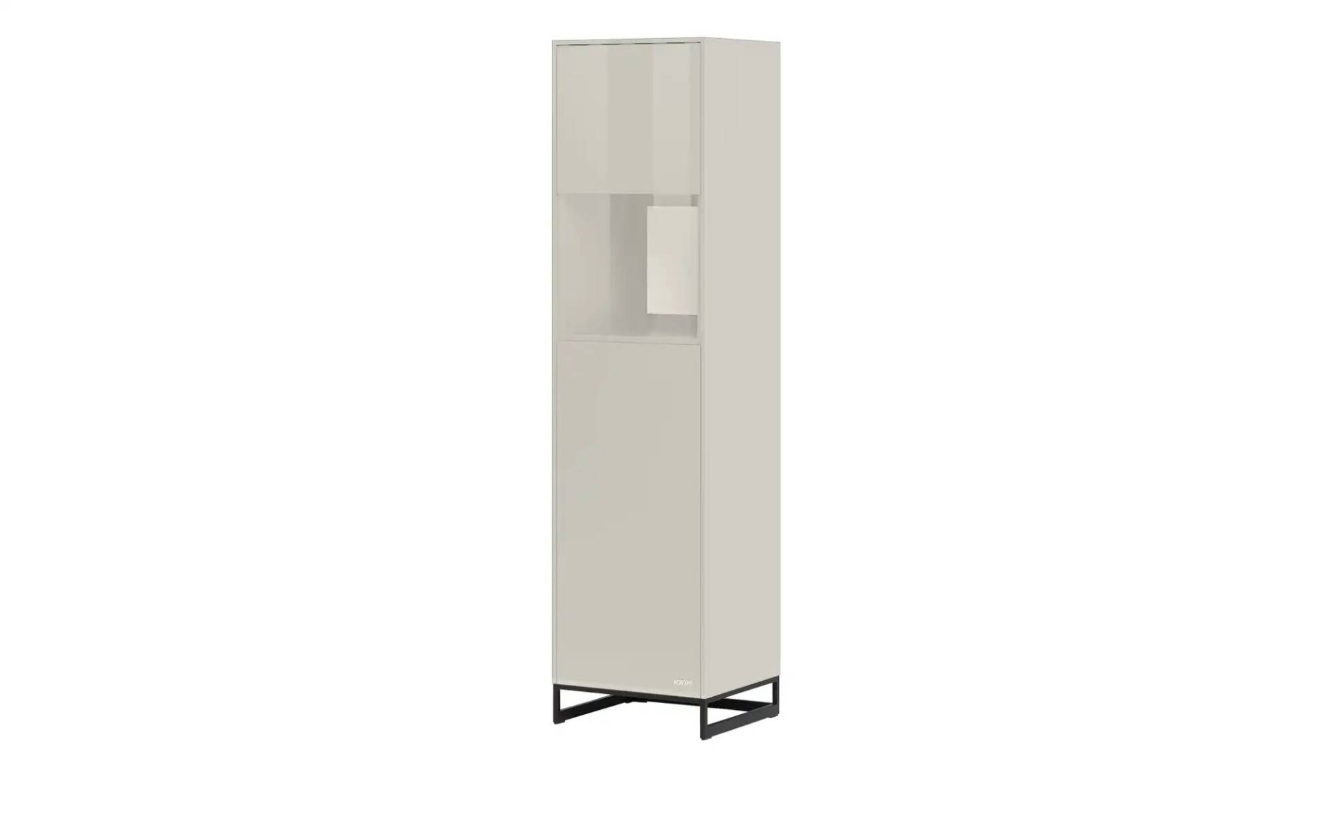 JOOP! Vitrine  Gloss Cubic ¦ grau ¦ Maße (cm): B: 47,5 H: 184,9 T: 42,4 Kommoden & Sideboards > Vitrinen - Möbel Kraft