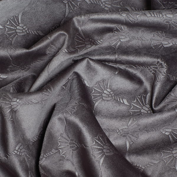 JOOP! Vorhang Gardine Emboss mit Ösen - Größe: 140x250 cm - Farbe: Anthrazit - 012