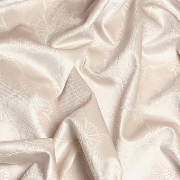 JOOP! Vorhang Gardine Emboss mit Ösen - Größe: 140x250 cm - Farbe: Natur - 030