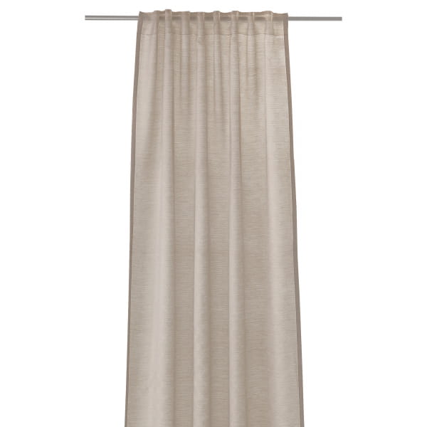 JOOP! Vorhang Gardine Glare - verdecktes Schlaufenband - Farbe: Kitt - 020 - 130x250 cm