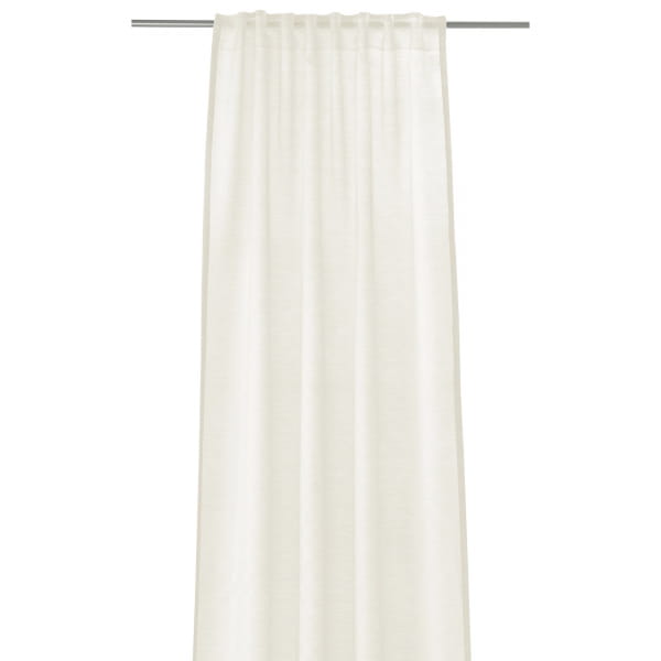 JOOP! Vorhang Gardine Glare - verdecktes Schlaufenband - Farbe: Weiß - 001 - 130x300 cm