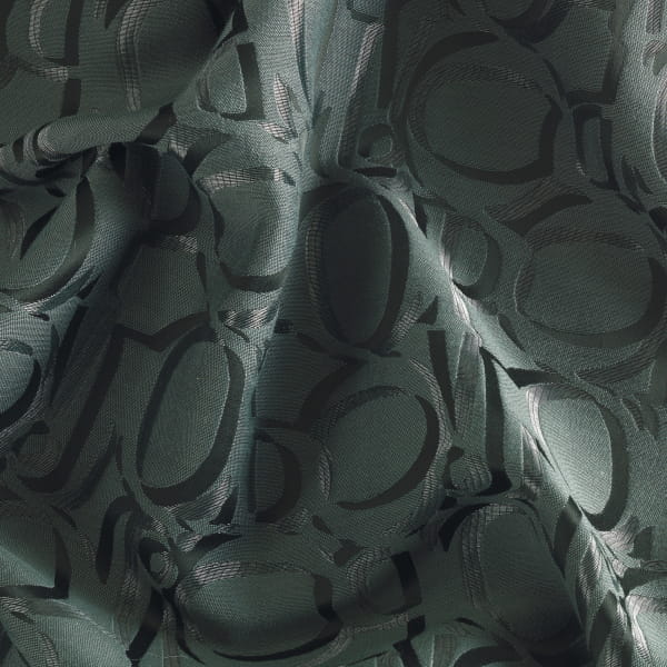 JOOP! Vorhang Gardine Ornament mit Ösen - Größe: 140x250 cm - Farbe: Agave - 090