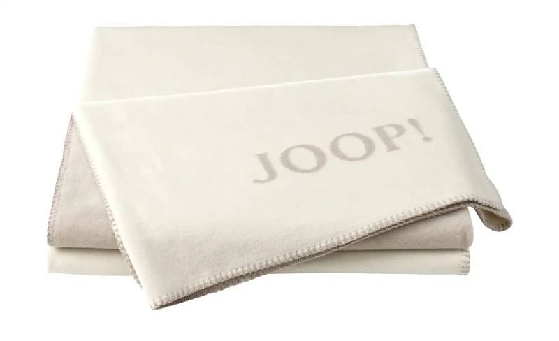 JOOP! Wohndecke  JOOP! Uni-Doubleface ¦ beige ¦ Baumwollmischgewebe ¦ Maße (cm): B: 150 Heimtextilien > Kuscheldecken - Möbel Kraft
