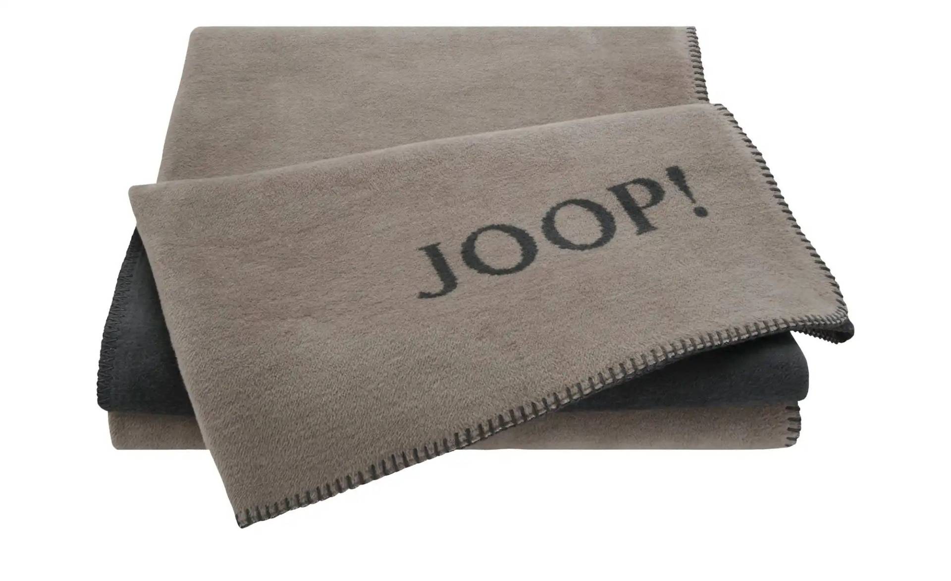 JOOP! Wohndecke  JOOP! Uni-Doubleface ¦ grau ¦ Baumwollmischgewebe ¦ Maße (cm): B: 150 Heimtextilien > Kuscheldecken - Möbel Kraft