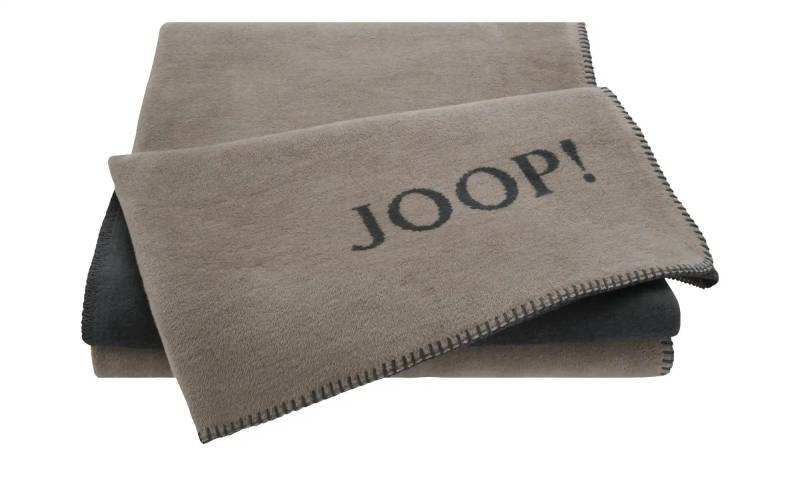 JOOP! Wohndecke  JOOP! Uni-Doubleface ¦ grau ¦ Baumwollmischgewebe ¦ Maße (cm): B: 150 Heimtextilien > Kuscheldecken - Möbel Kraft