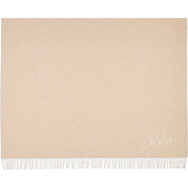 JOOP! Wohndecke Fine-Doubleface - Größe: 130x180 cm - Farbe: Creme-Natur