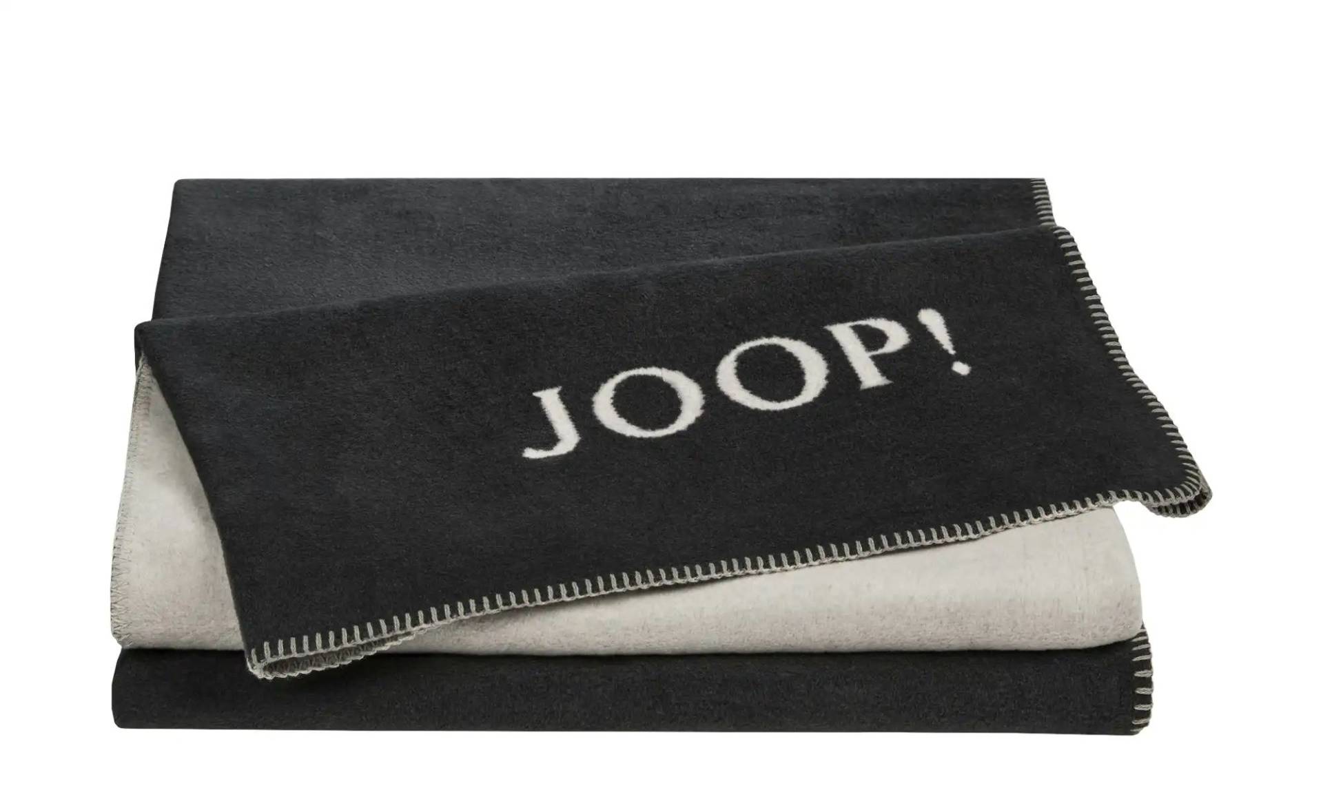 JOOP! Wohndecke  JOOP! Uni-Doubleface ¦ grau ¦ Baumwollmischgewebe ¦ Maße (cm): B: 150 Heimtextilien > Kuscheldecken - Möbel Kraft