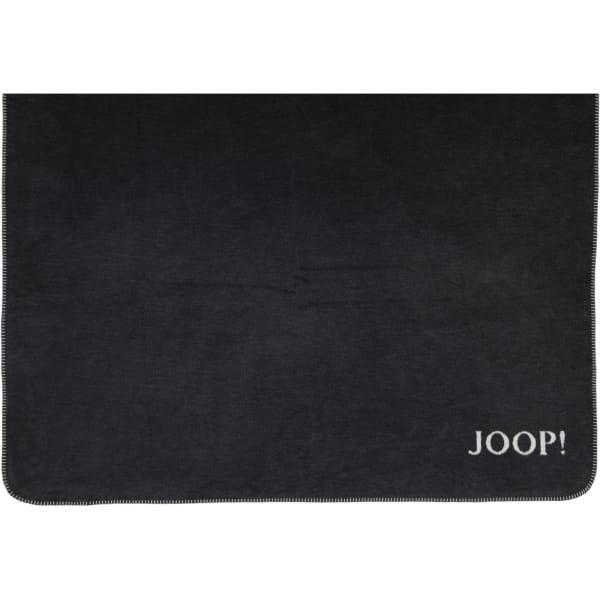 JOOP! Wohndecke Melange-Doubleface - Größe: 150x200 cm - Farbe: Anthrazit-Silber JOOP! Wohndecke Melange-Doubleface - Größe: 150x200 cm - Farbe: Anthrazit-Silber