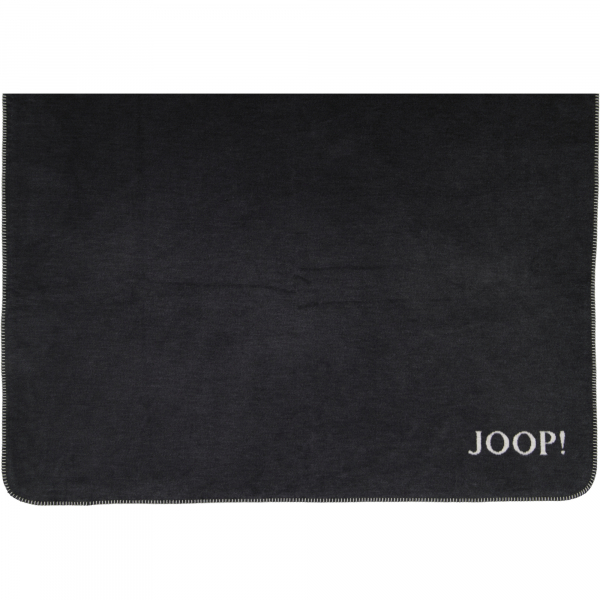 JOOP! Wohndecke Melange-Doubleface - Größe: 150x200 cm - Farbe: Anthrazit-Silber JOOP! Wohndecke Melange-Doubleface - Größe: 150x200 cm - Farbe: Anthrazit-Silber