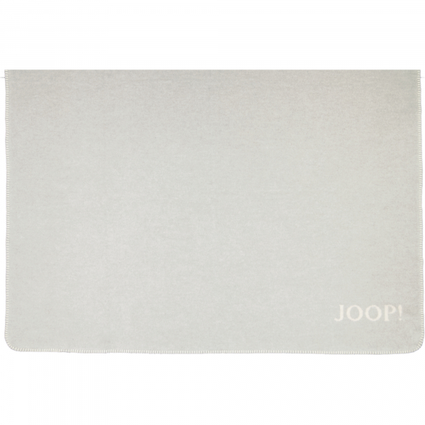 JOOP! Wohndecke Melange-Doubleface - Größe: 150x200 cm - Farbe: Stein-Silber