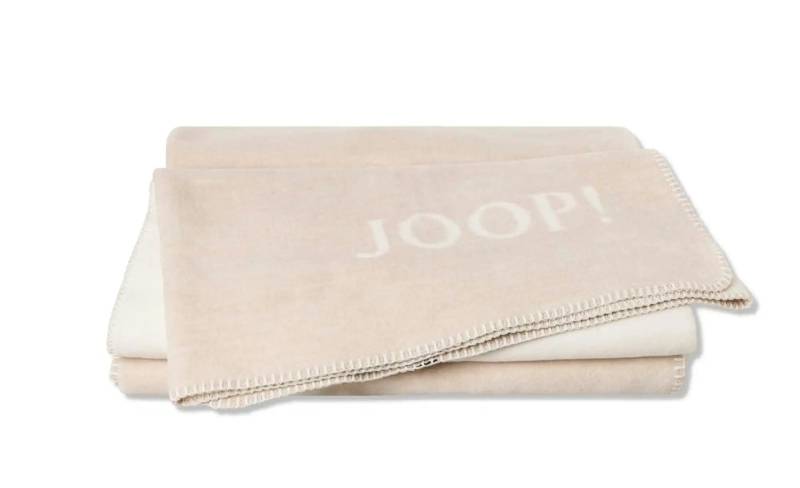 JOOP! Wohndecke Uni Doubleface   ¦ beige ¦ Baumwollmischgewebe ¦ Maße (cm): B: 150 H: 1 Dekokissen & Decken > Kuscheldecken & Wohndecken - Höffner