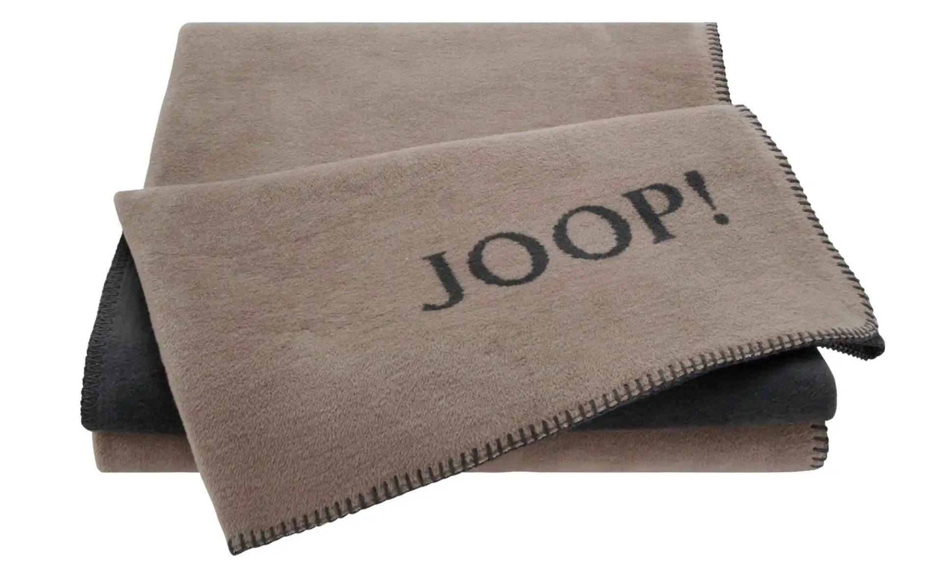 JOOP! Wohndecke Uni Doubleface   ¦ beige ¦ Baumwollmischgewebe ¦ Maße (cm): B: 150 H: 1 Heimtextilien > Kuscheldecken - Möbel Kraft