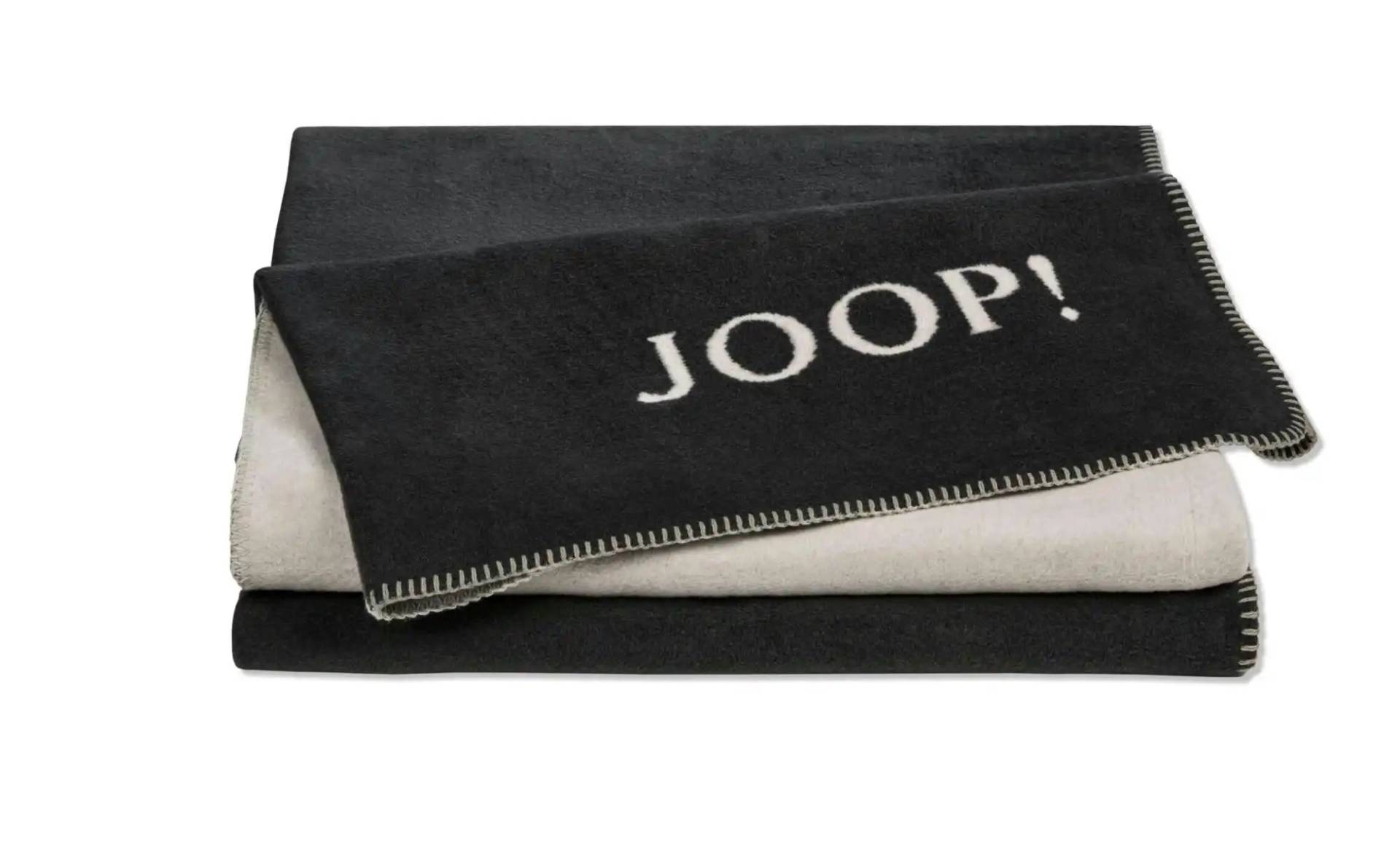JOOP! Wohndecke Uni Doubleface   ¦ grau ¦ Baumwollmischgewebe ¦ Maße (cm): B: 150 H: 1 Heimtextilien > Kuscheldecken - Möbel Kraft