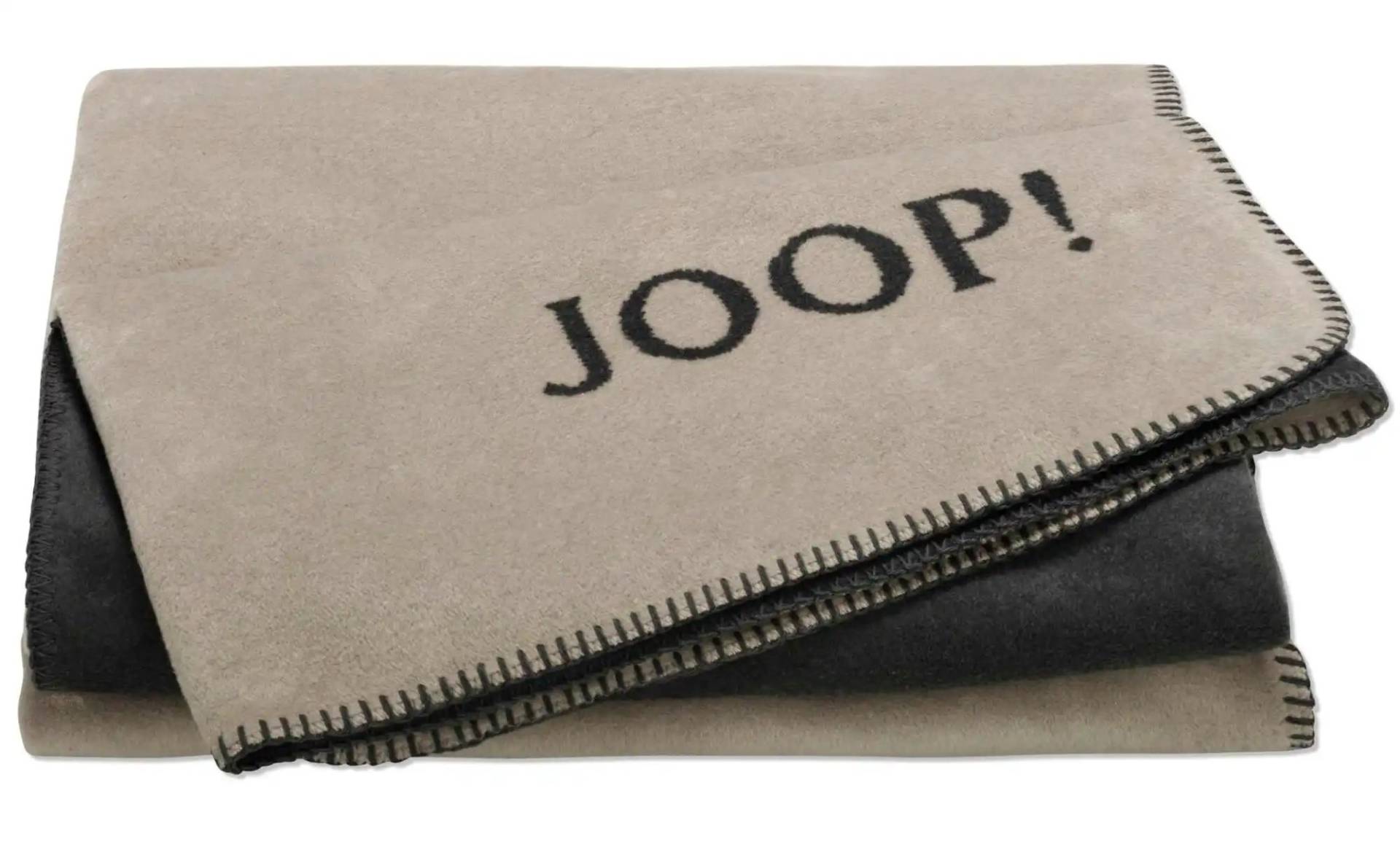 JOOP! Wohndecke Uni Doubleface   ¦ grau ¦ Baumwollmischgewebe ¦ Maße (cm): B: 150 H: 1 Heimtextilien > Kuscheldecken - Möbel Kraft