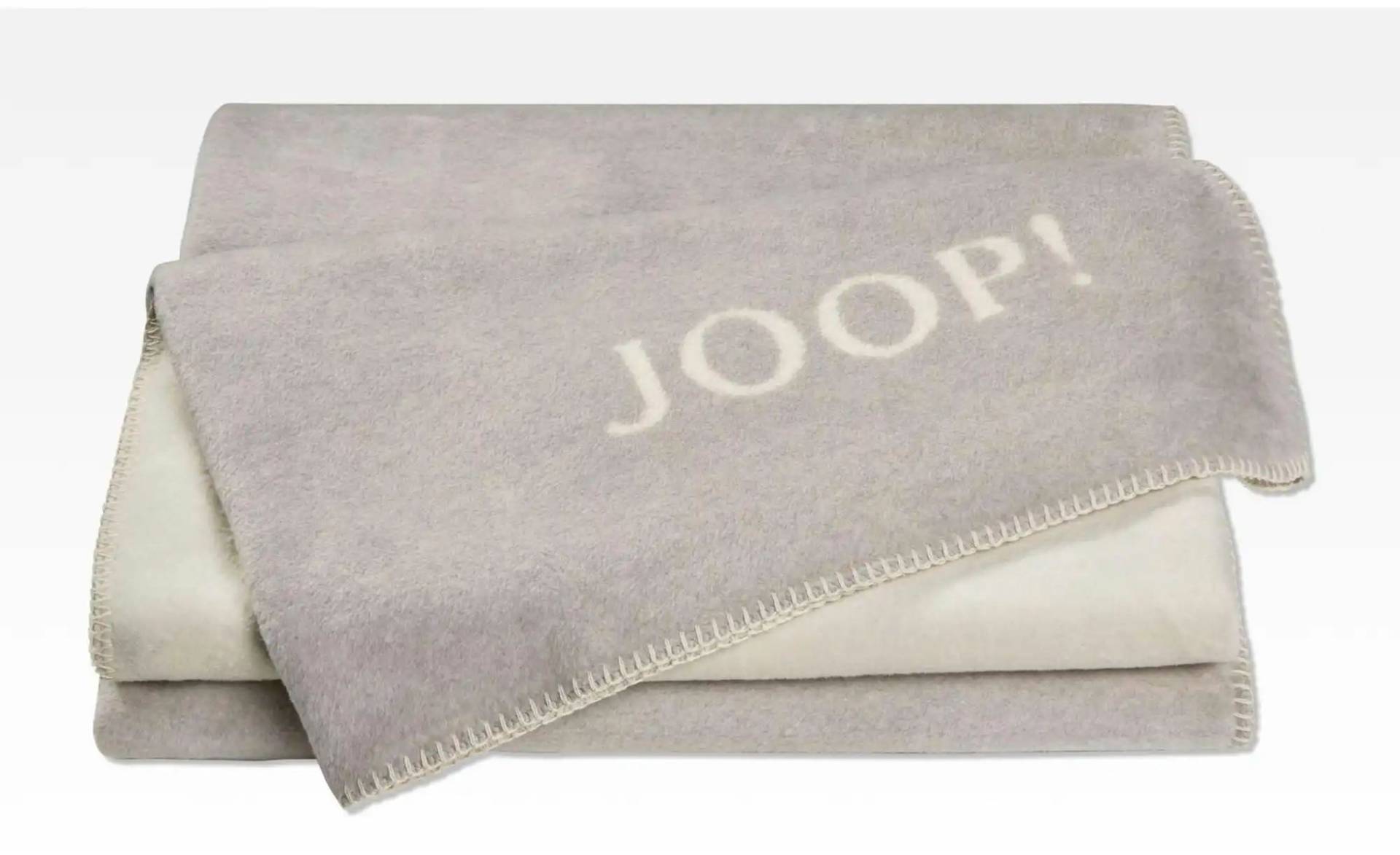 JOOP! Wohndecke Uni Doubleface   ¦ grau ¦ Baumwollmischgewebe ¦ Maße (cm): B: 150 H: 1 Heimtextilien > Kuscheldecken - Möbel Kraft