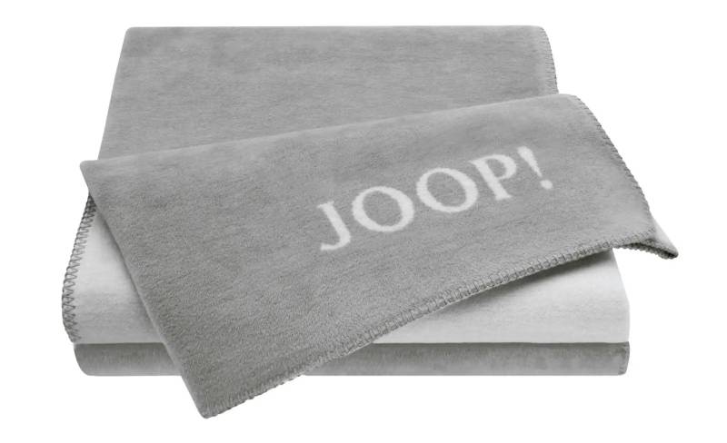 JOOP! Wohndecke Uni Doubleface   ¦ grau ¦ Baumwollmischgewebe ¦ Maße (cm): B: 150 H: 1 Heimtextilien > Kuscheldecken - Möbel Kraft