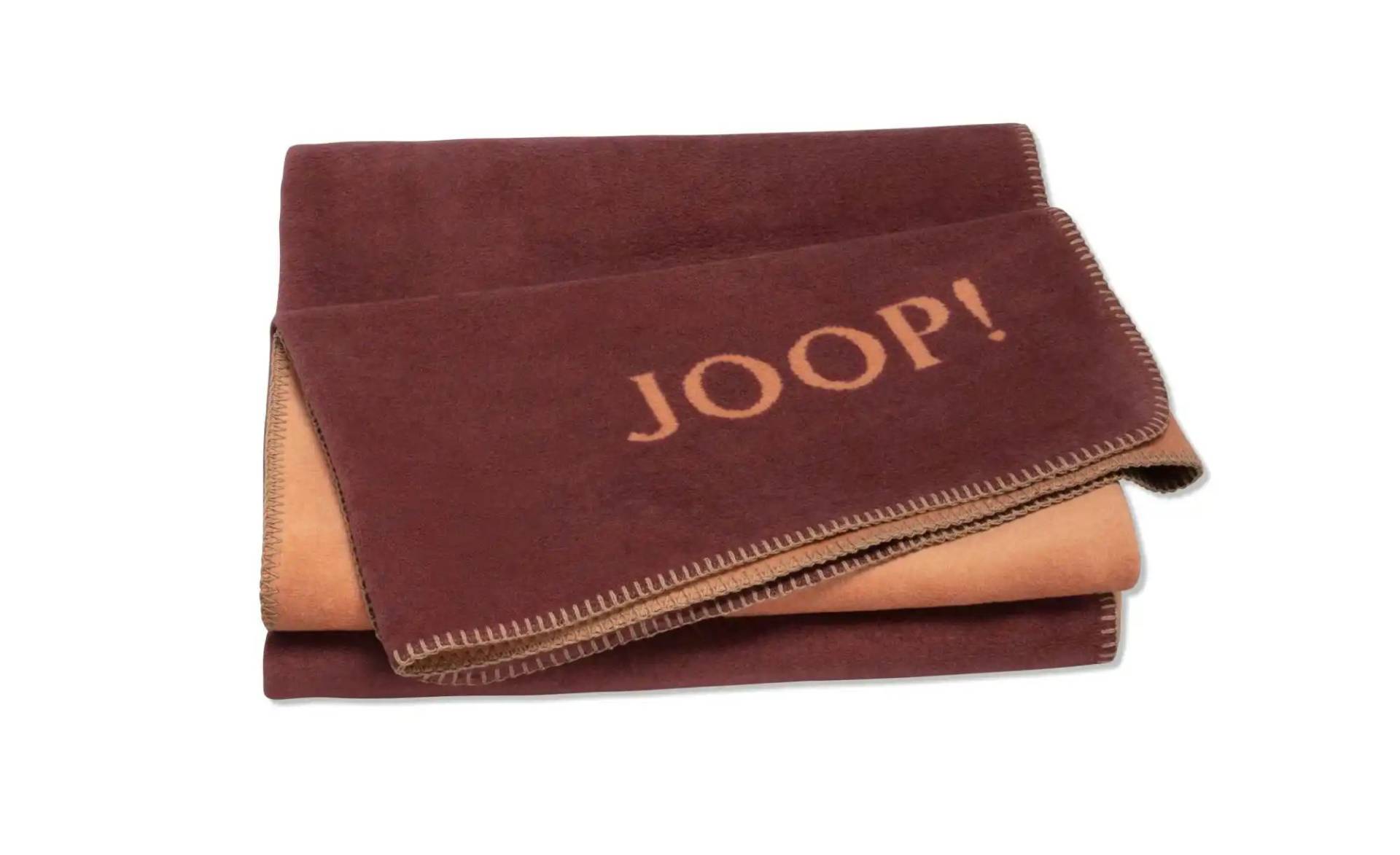 JOOP! Wohndecke Uni Doubleface   ¦ rot ¦ Baumwollmischgewebe ¦ Maße (cm): B: 150 H: 1 Heimtextilien > Kuscheldecken - Möbel Kraft
