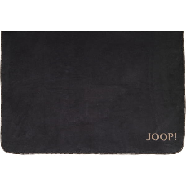 JOOP! Wohndecken Uni-Doubleface - Farbe: Anthrazit-Karamell - 150x200 cm JOOP! Wohndecken Uni-Doubleface - Farbe: Anthrazit-Karamell - 150x200 cm