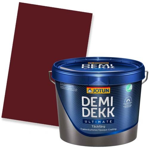 JOTUN DEMIDEKK ULTIMATE TÄCKFÄRG Holzfarbe RAL 3005 Weinrot 3l von Jotun