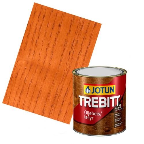 JOTUN TREBITT Lasur 817 Lavarot 0,75l - Skandinavische Holzschutzlasur von Jotun