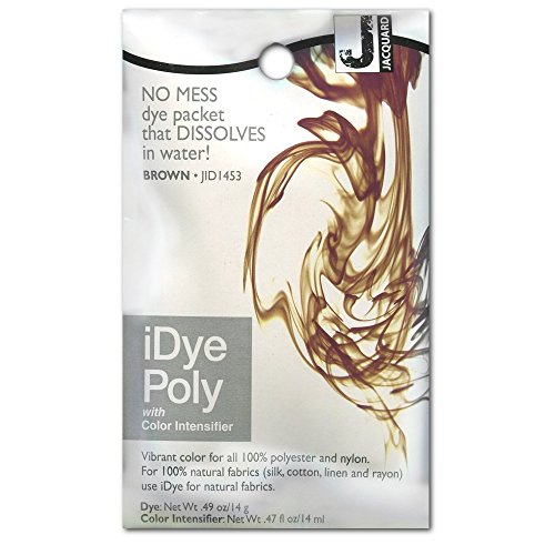 Jacquard iDye Poly - Stofffarbe fuer Synthetik - Braun von Jacquard