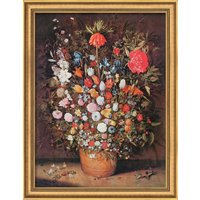 Jan Brueghel d. Ä.: Bild 'Blumenstrauß' (um 1607), gerahmt