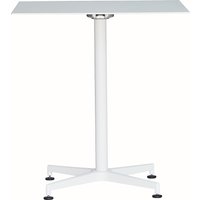 Klapptisch Vega aus Aluminium, Weiß