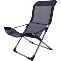 Sessel Fiesta aus Aluminium, Dunkelblau