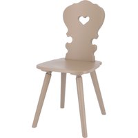 Stuhl Vienna aus Buchenholz, Taupe