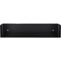 Wandregal Lyra aus Metall Schwarz, 50 cm