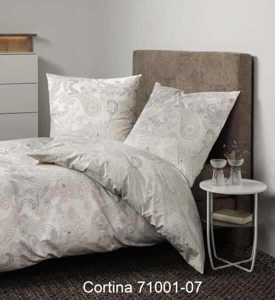 Janine Janine Soft-Cotton Bettwäsche CORTINA 71001 natur Größe: 155x200 cm + 80x80 cm Janine Janine Soft-Cotton Bettwäsche CORTINA 71001 natur Größe: 155x200 cm + 80x80 cm