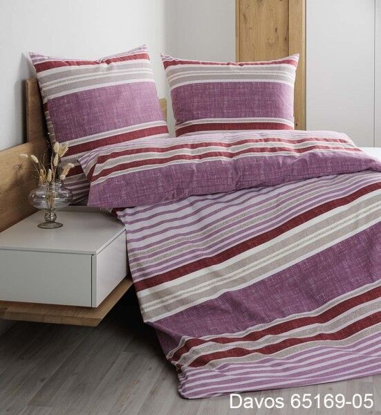Janine Janine Feinbiber Bettwäsche DAVOS 65169 beere granat Größe: 200x220 cm + 2x80x80 cm Janine Janine Feinbiber Bettwäsche DAVOS 65169 beere granat Größe: 200x220 cm + 2x80x80 cm