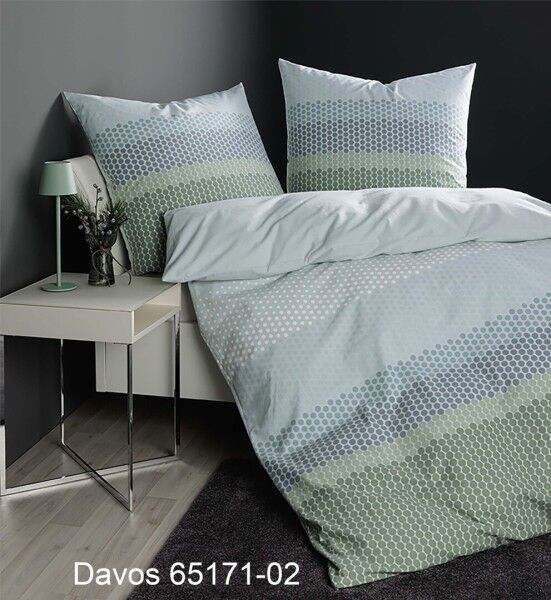 Janine Janine Feinbiber Bettwäsche DAVOS 65171 grün türkis Größe: 240x220 cm + 2x80x80 cm Janine Janine Feinbiber Bettwäsche DAVOS 65171 grün türkis Größe: 240x220 cm + 2x80x80 cm