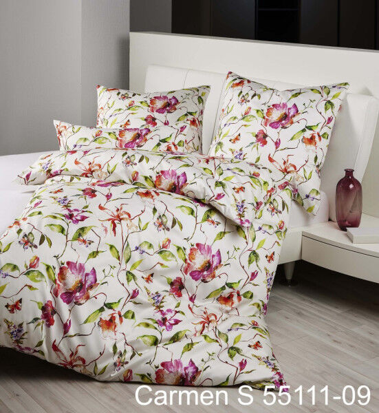 Janine Janine Interlock-Jersey Bettwäsche CARMEN S 55111 multicolor Größe:  155x200 cm + 80x80 cm