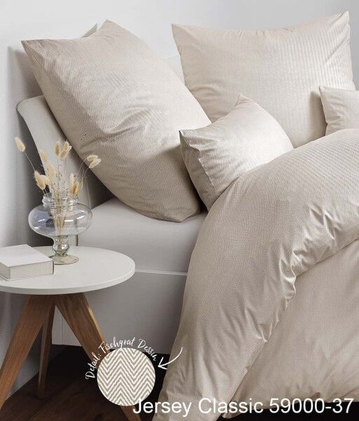 Janine Janine Interlock-Jersey Bettwäsche JERSEY CLASSIC 59000 naturell Größe: 155x200 cm + 80x80 cm Janine Janine Interlock-Jersey Bettwäsche JERSEY CLASSIC 59000 naturell Größe: 155x200 cm + 80x80 cm